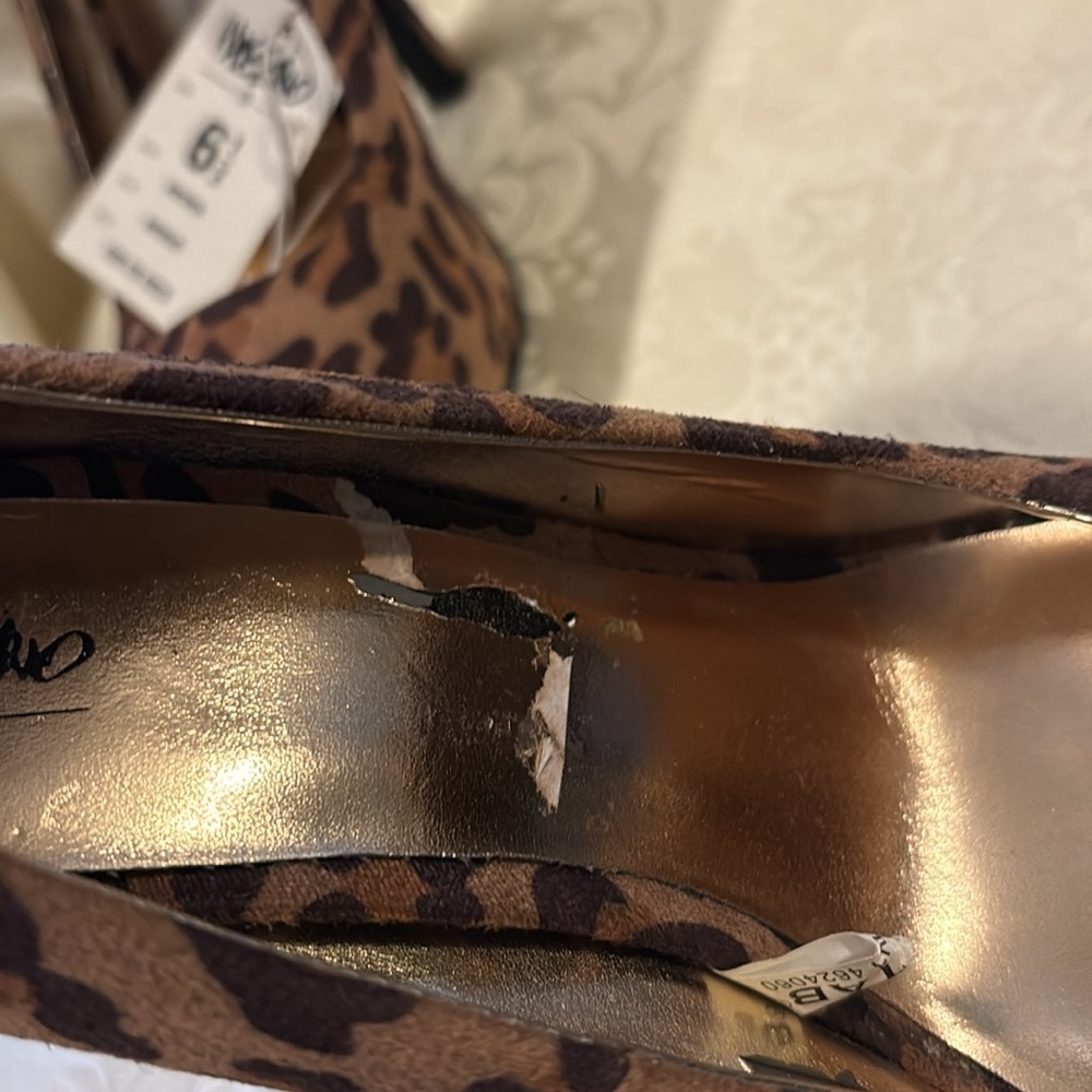 NWT Gorgeous Leopard Print Platform High Heels - Women - Picture 11 of 11